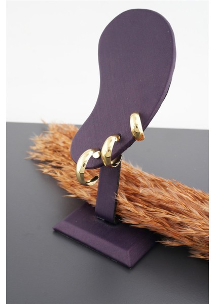 Kadın Basic 3 Boy 3'lü Küpe Seti