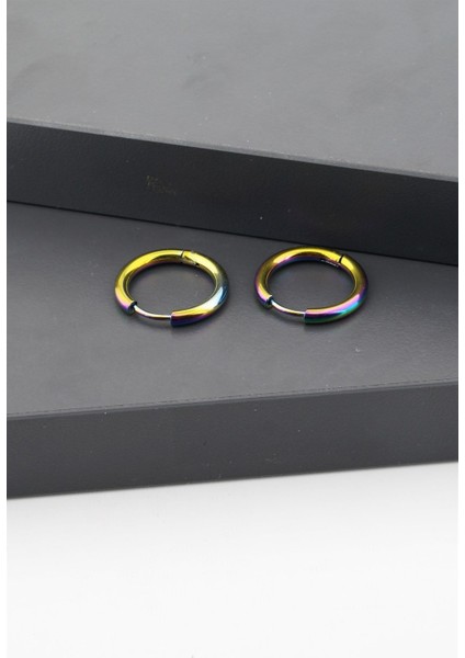 Kadın Çelik Basic Klipsli 1.5 cm Halka Küpe