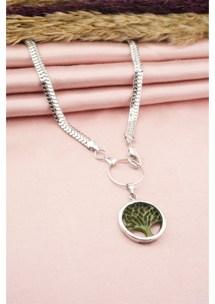 Kadın Özel Tasarım Hayat Ağacı Figürlü Yılan Zincir Kolye modelleri