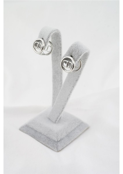 Kadın Altın Kaplama Zirkon Elips Model Minimal Küpe fiyatları