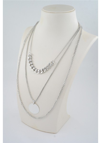 Kadın Özel Tasarım 3'lü Kombin Kolye Seti fiyatları