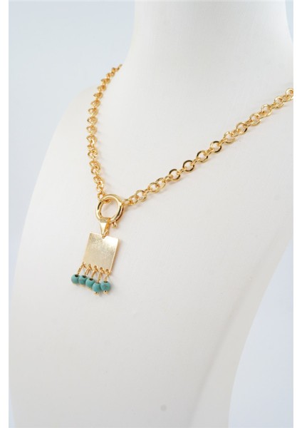 Kadın Özel Tasarım Taş Boncuklu Kolye fiyatları