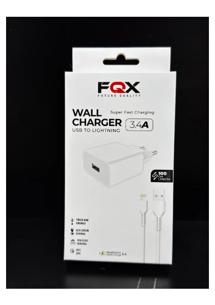 Fox USB To Type-C 3.4A Şarj Aleti fiyatları