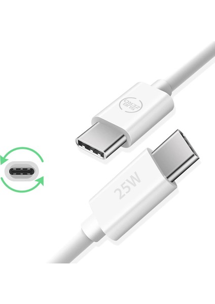 Subzero 25W Hızlı Type C Şarj Kablosu Uzun 1 Metre Çift Taraflı Type-C To Type-C 25W Pd Şarj Kablo 100CM fiyatları