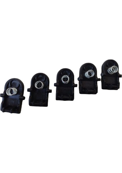 Süpürge Hazne Mandal Yayı Seti, 5'li, Siyah, P5000 ve P3000 Uyumlu