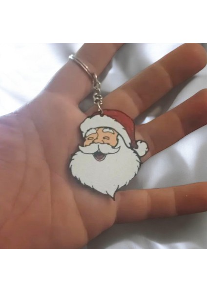 Gülen Noelbaba Sevimli Figür Karakter Anahtarlık