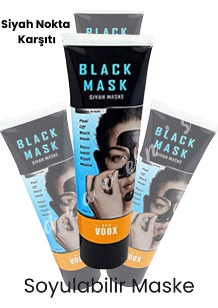 Siyah Nokta Maskesi Black Maske Gözenek Temizleme Soyulabilir 100 ml