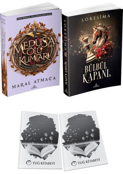 Bülbül Kapanı 3 ve Ephesus Yayınları Medusanın Ölü Kumları 3 Maral Atmaca 2li Set + Hediyeli