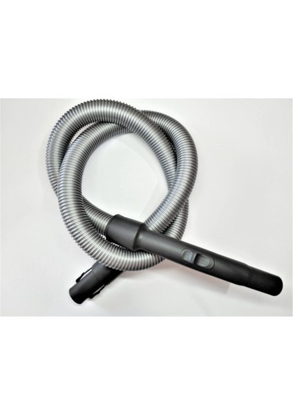 Gri Elektrikli Süpürge Hortumu - Dayanıklı ve Esnek Temizlik Aksesuarı