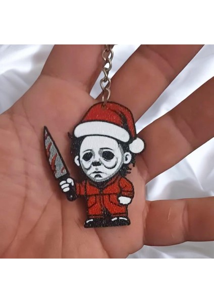 Michael Myers Yılbaşı Sevimli Figür Karakter Anahtarlık