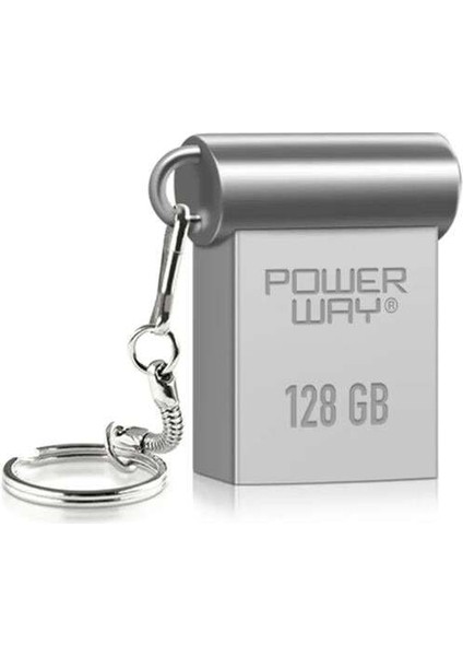 Powerway Mini 128GB Metal Mini USB 3.0 Flash Bellek Yüksek Hızlı fiyatları