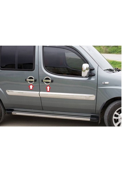 Fiat Doblo Uyumlu Kapı Kolu 4 Parça 2000-2010 Paslanmaz Krom fiyatları