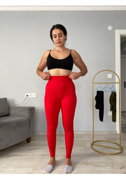 Kalçası Büzgülü Ekstra Push Up Etkili Seamless Toparlayıcı Tayt fırsatları