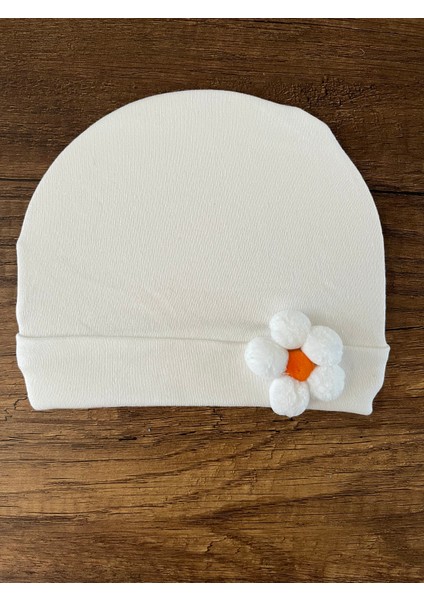 Yenidoğan Kız Erkek Bebek 1 Adet Papatya Çiçek Desen Bandana Şapka Başlık Bere