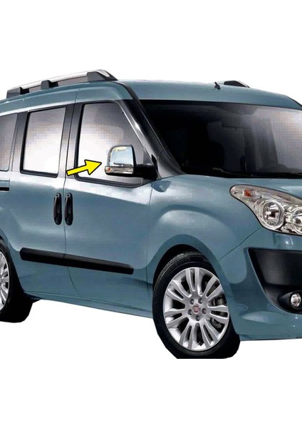 Fiat Doblo Uyumlu Ayna Kapağı 2 Parça 2010-2014 Paslanmaz Krom fiyatları