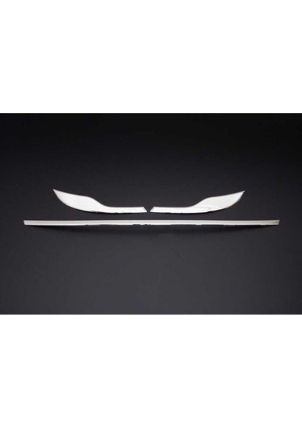 Fiat Egea Uyumlu Sedan Stop Kaşı 3 Parça 2015 Üzeri Paslanmaz Krom