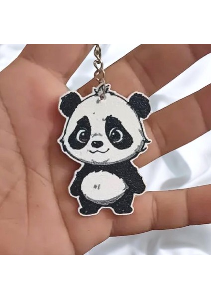 Panda Sevimli Figür Karakter Anahtarlık