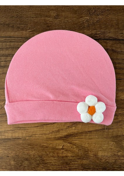 Yenidoğan Kız Erkek Bebek 1 Adet Papatya Çiçek Desen Bandana Şapka Başlık Bere