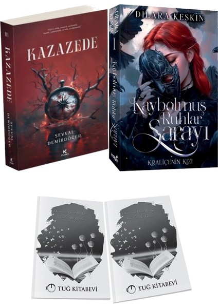Kaybolmuş Ruhlar Sarayı 1 Kraliçenin Kızı ve Pukka Yayınları Kazazede 3 Şevval Demirdöğer 2li Set + Hediyeli