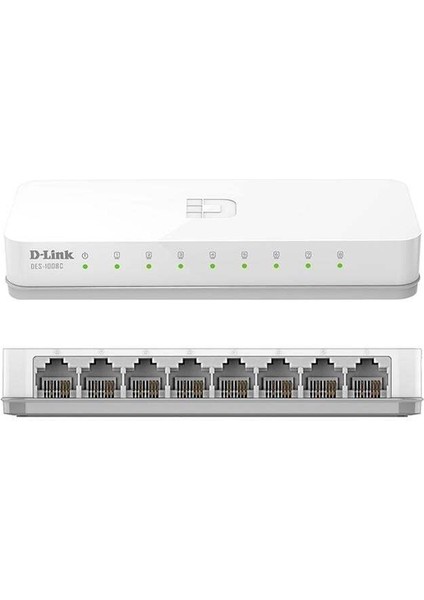 D-Link DES-1008C 10/100 Mbps 8 Port Ethernet Switch