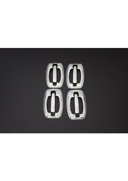 Fiat Ducato Uyumlu Kapı Kolu 4 Kapı 8 Parça (Set) 2006-2014 Paslanmaz Krom