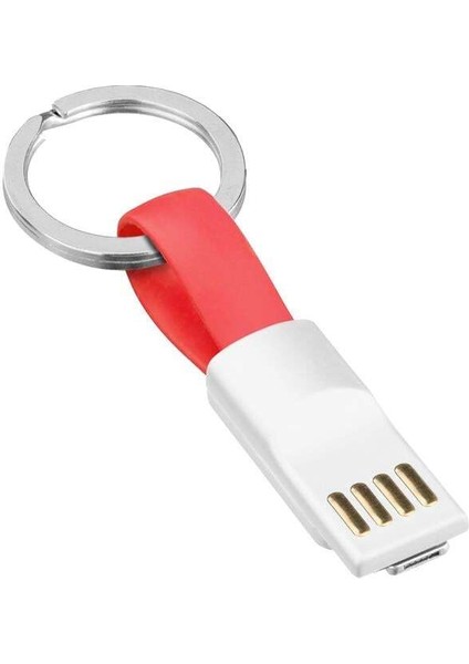 Powermaster 2in1 Anahtarlık Type C / Lightning Mini Anahtarlık USB Şarj Kablosu PM-26061