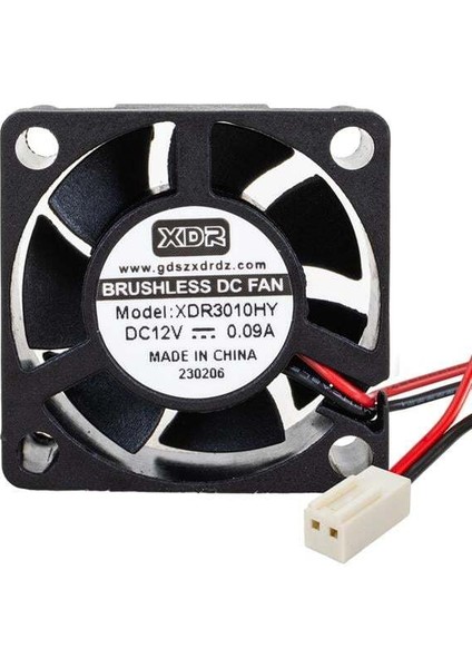 Powermaster PM-16728 30X30X10 mm 12 Volt Dc Fan