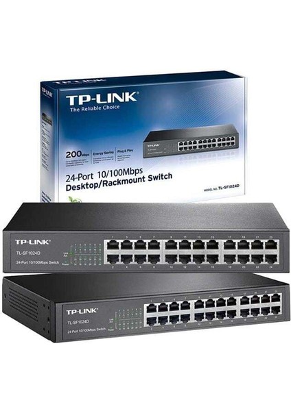 Tp-Link TL-SF1024D 24 Port 10-100 Mbps Ethernet Switch