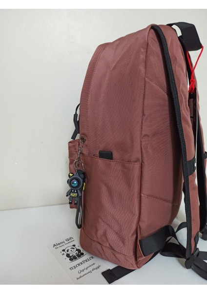 Lüks Ortaokul ve Lise Çantası Su Geçirmez Kumaş Büyük Boy Laptop Bölmeli Somon Renk Okul Çantası indirimleri