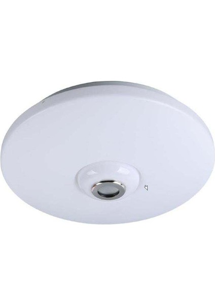 Powermaster PM-27331 Beyaz 34*9 cm 24 Watt Bluetooth Hoparlörlü Tavan Aydınlatma (AL-BL301) Tornavida Hediyeli