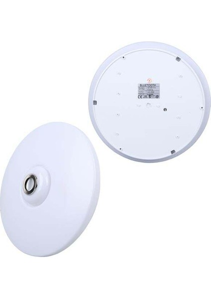 Powermaster PM-27331 Beyaz 34*9 cm 24 Watt Bluetooth Hoparlörlü Tavan Aydınlatma (AL-BL301) Tornavida Hediyeli fiyatları
