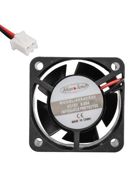 Powermaster PM-21372 40X40X20 mm 4x4 12 Volt Fan