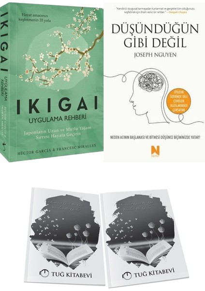 Ikigai Uygulama Rehberi ve Düşündüğün Gibi Değil + Hediyeli