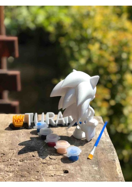 Sonic Figürü Kendin Boya Seti – Çocuklar Için Boya ve Fırça Dahil fiyatları