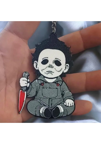 Michael Myers Sevimli Figür Karakter Anahtarlık