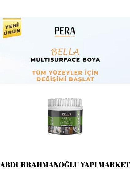 Bella Su Bazlı Ipek Mat Sıvı Cam