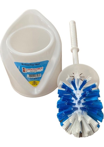 Renkli Kabinli Tuvalet Temizleme Fırça Takımı, Şık ve Pratik Temizlik Seti
