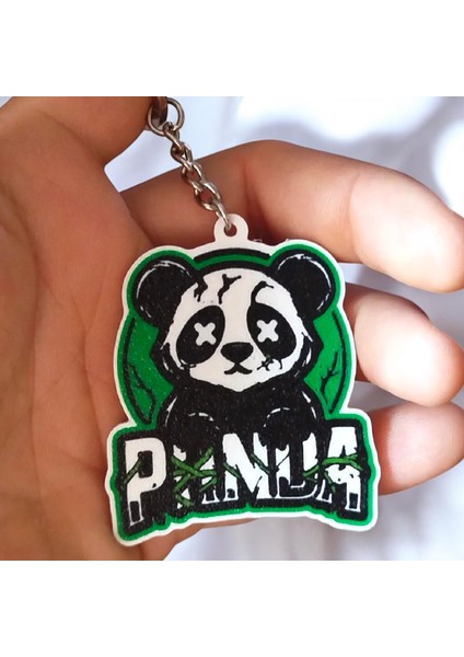 Panda Sevimli Figür Karakter Anahtarlık