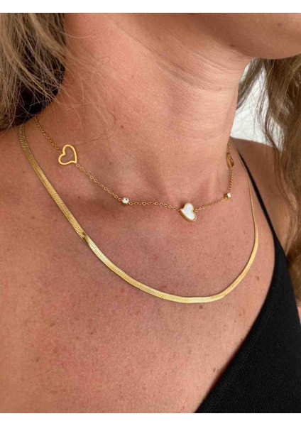 Ikılı Kalpli Kolye fiyatları