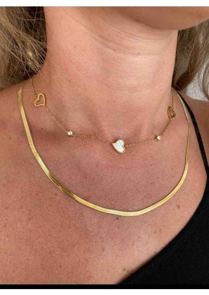 Ikılı Kalpli Kolye modelleri