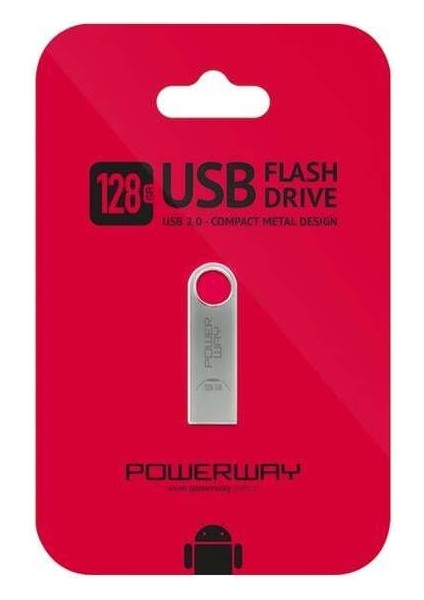 Powerway PW-128 128 GB USB 2.0 Flash Bellek