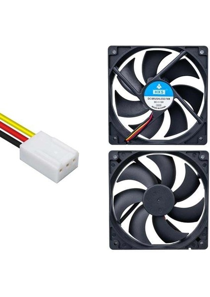 Powermaster IC-216 Fırçasız Dc Fan 120X120X25MM 12 Volt 3 Pin