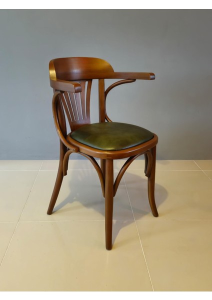 Aspen Ahşap Sandalye, Klasik Konforlu Sandalye, Değiştirilebilir Renk ve Kumaş