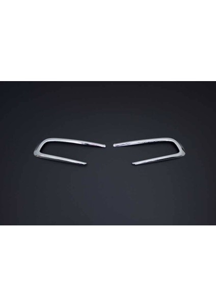 Fiat Egea Uyumlu Sedan Sis Çerçevesi 2 Parça 2015-2020 Paslanmaz Krom