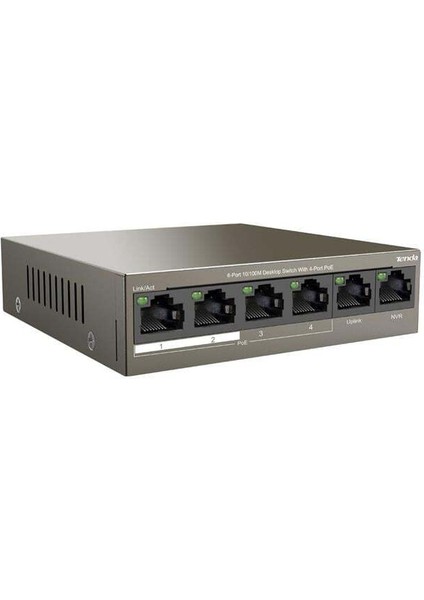 Tenda TEF1106P 2 x Uplink + 4 Port Poe Ethernet Switch 63 Watt fiyatları