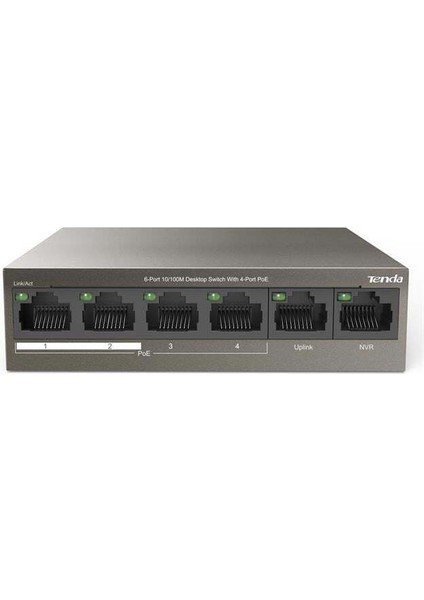 Tenda TEF1106P 2 x Uplink + 4 Port Poe Ethernet Switch 63 Watt modelleri