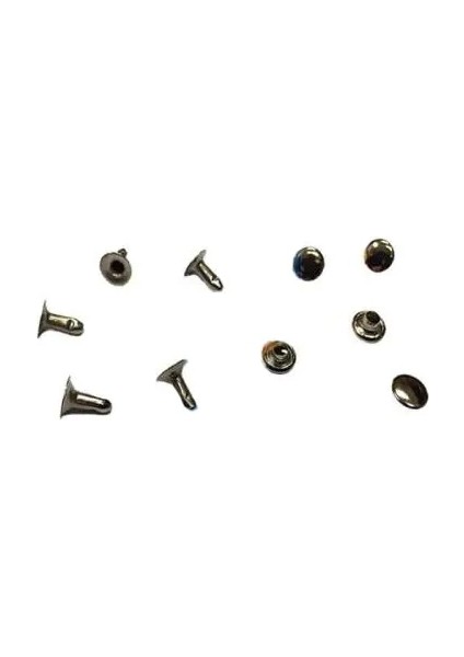 Rivet Perçin - 7mm, Nikel, 1000 Adet