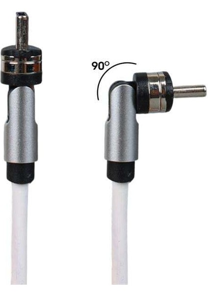 Powermaster PM-25905 Beyaz 3in1 (Type C- Lightning-Micro Usb) Manyetik Uç Taşınabilir Şarj Kablosu fiyatları