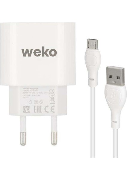 Weko WK-21441 Pdu Qc 3.0 Amper Telefon Şarj Adaptörü + Micro USB Kablo fiyatları