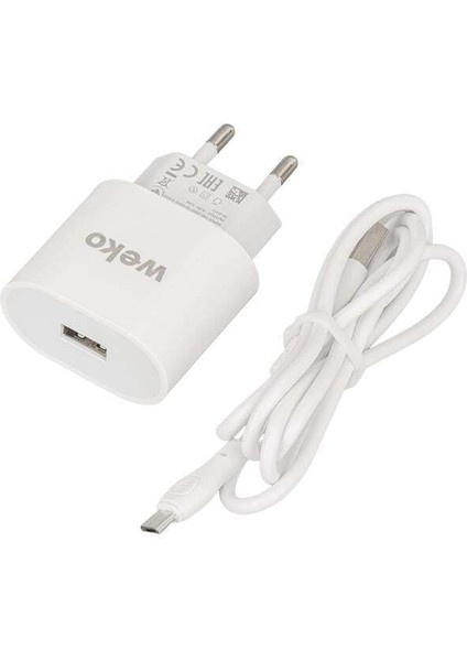 Weko WK-21441 Pdu Qc 3.0 Amper Telefon Şarj Adaptörü + Micro USB Kablo fırsatları